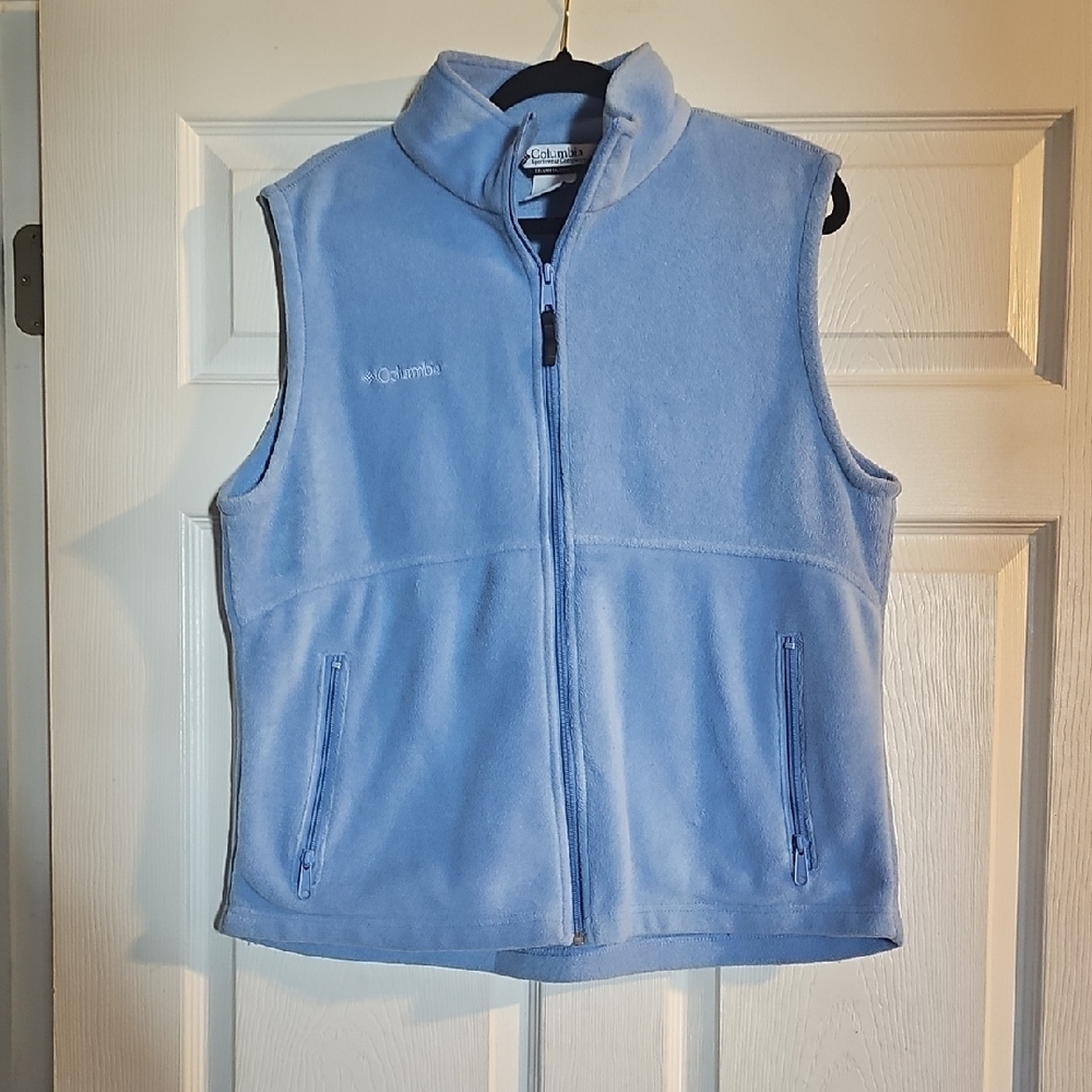 Columbia Sky Blue Fleece Vest